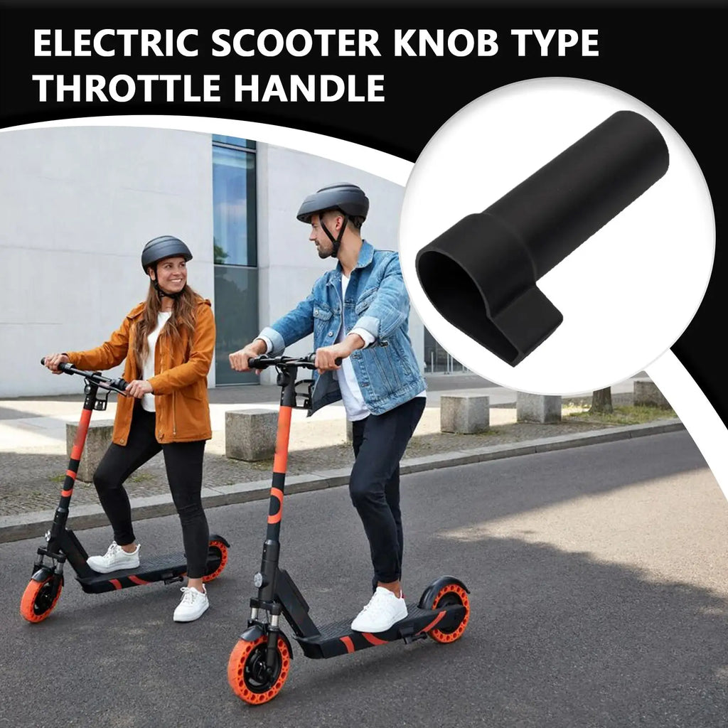 Comfort Electric Bike Throttle Grip Ergonomic Scooter Handle Grips Anti-Slip Textured Twist Controller for Trail Riding Urban