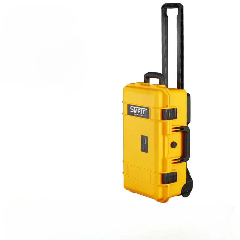 Multifunctional Plastic Tool Box Photographic Equipment Safety Protection Professional Outdoor Carrying Draw-bar Storage Case