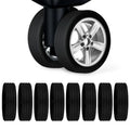 8 Pcs Silicone Wheels Protector Suitable for Two-wheeled Luggage Reduce Noise Silent Caster Sleeve Suitcase Accessories