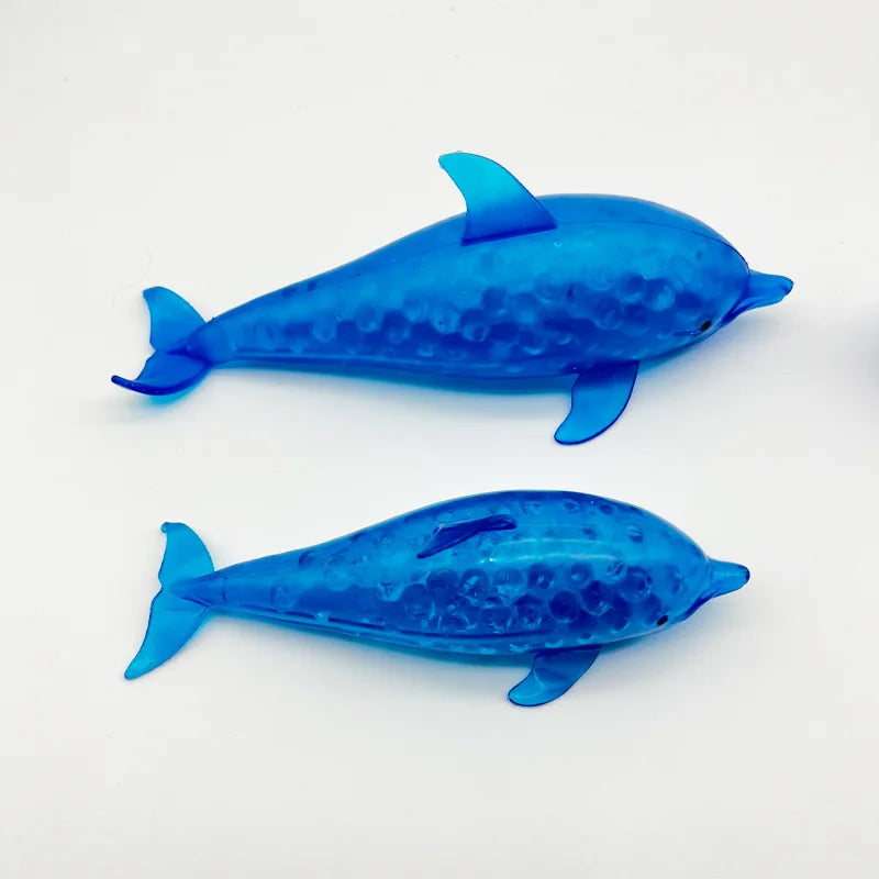 Squishy Shark Stress Balls Dolphin Squeeze Ball Stretchy Stress Squish Ball Sea Animal Squeeze Squishy Toys for Kids Adults