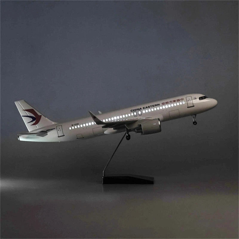 47cm Model Airplanes A320NEO Series 1/80 Scale Aircraft Resin Toy Planes Aviation Miniature Souvenir Plane Toy Christmas Gifts