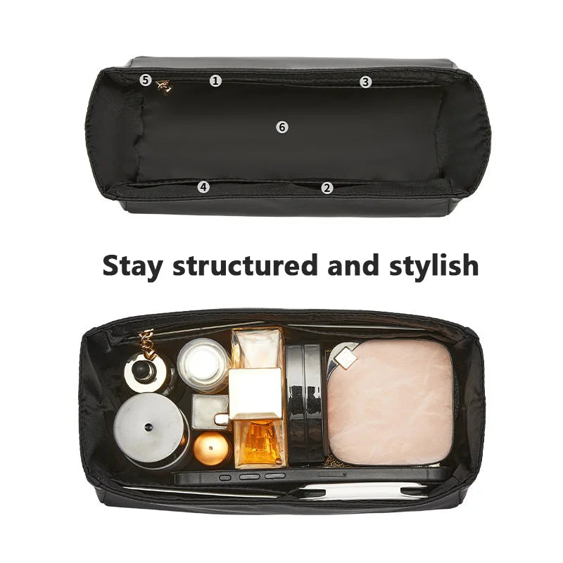 Bag Insert for Birkin 25 Purse Organizer with Support Shaper Tidy Storage Space-Saving Lightweight Durable Bag