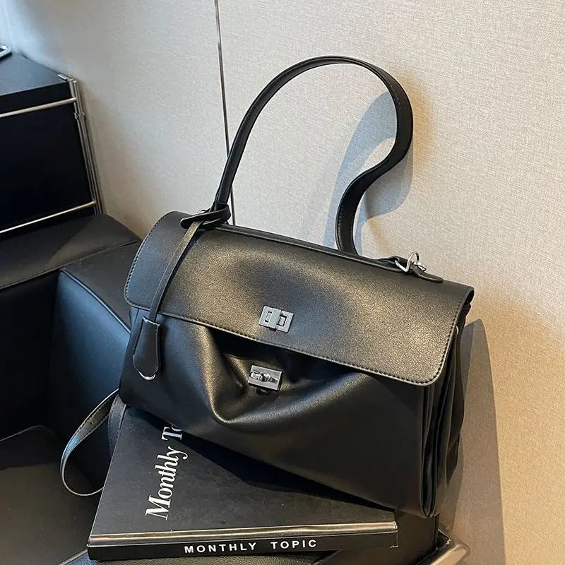 2026 New Trendy Large-capacity Platinum Bag, Women's Crossbody Shoulder Bag for Casual Wear. Modern and Neutral New Style.