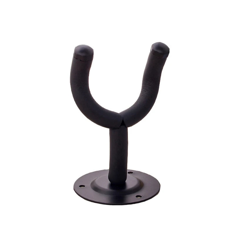 Round Black Metal Guitar Hanger, Guitar Wall Mount, Wall Hook Bracket, Skateboard Hook, Suitable For All Sizes Of Guitars Bass M