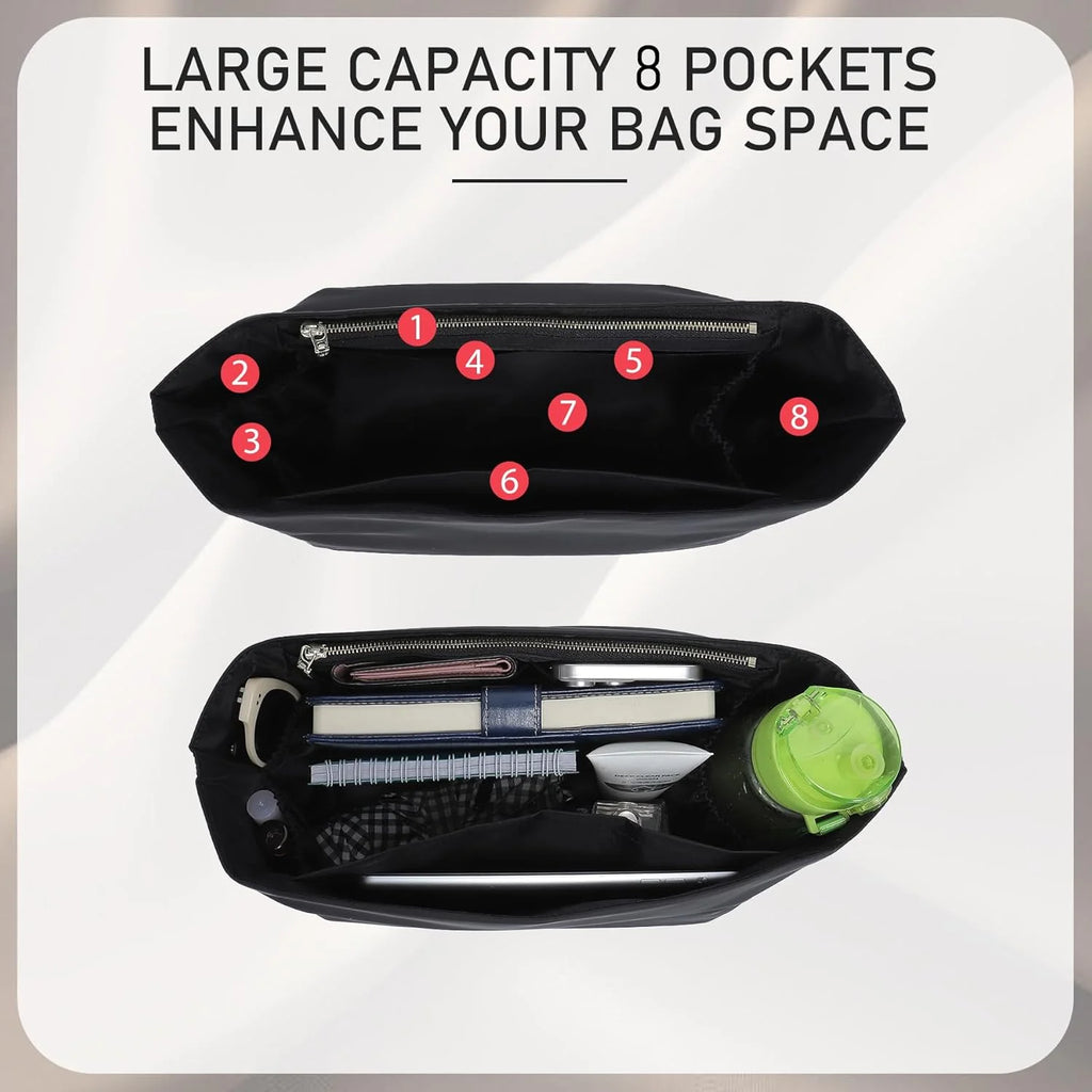 Nylon Bag Organizer Insert For Longchamp S M L Storage Durable Bag Support Storage Inner Modification Bag Accessories