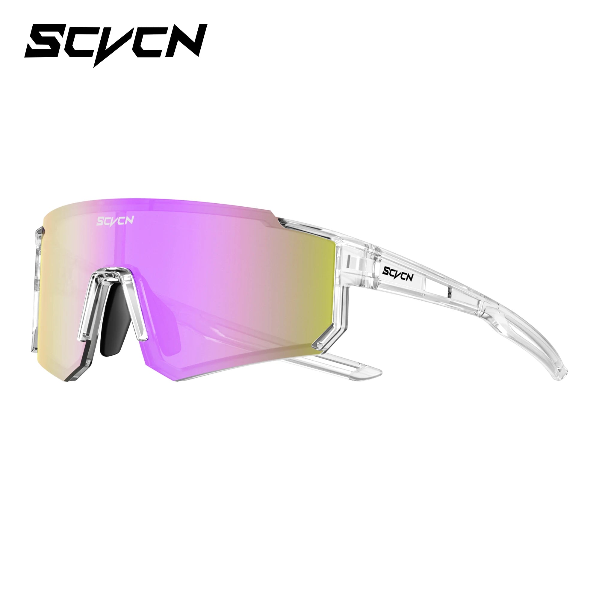 SCVCN UV400 Mountaineering Cycling Protective Glasses Running Sunglasses Stylish Hiking Driving Glasses MTB Sports Sunglasses
