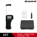 SHANHR Digital Tenision Meter Force Gauge Push Pull Gauge Portable Force Meter with Units KG/LB, Storage Case, Auto Backlit LCD