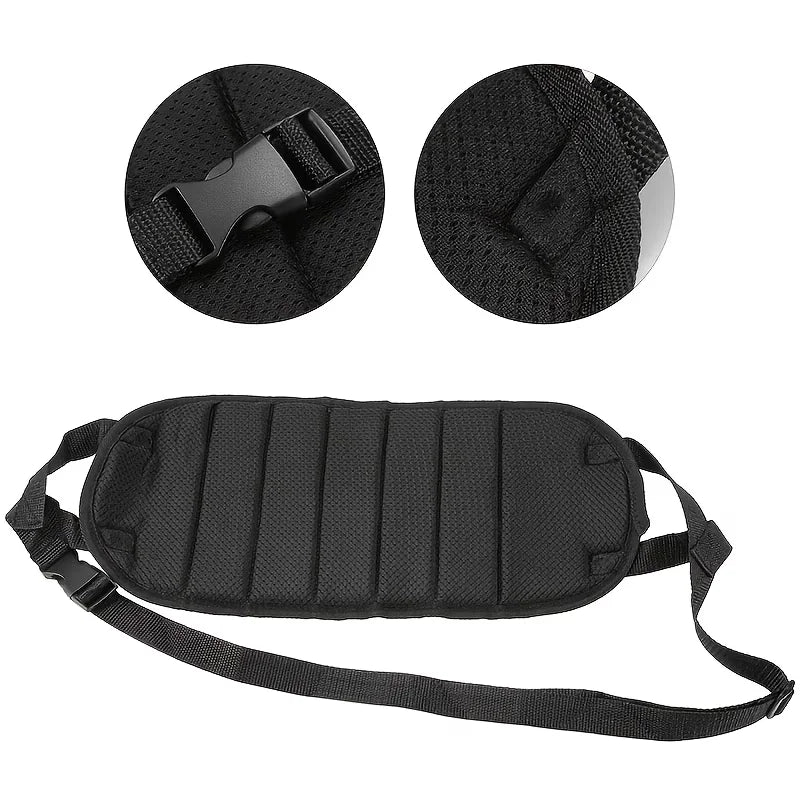1 Travel Accessory: Portable and Simple Travel Aircraft Footrest, Adjustable Travel Safety Belt, Lightweight Hammock Footrest