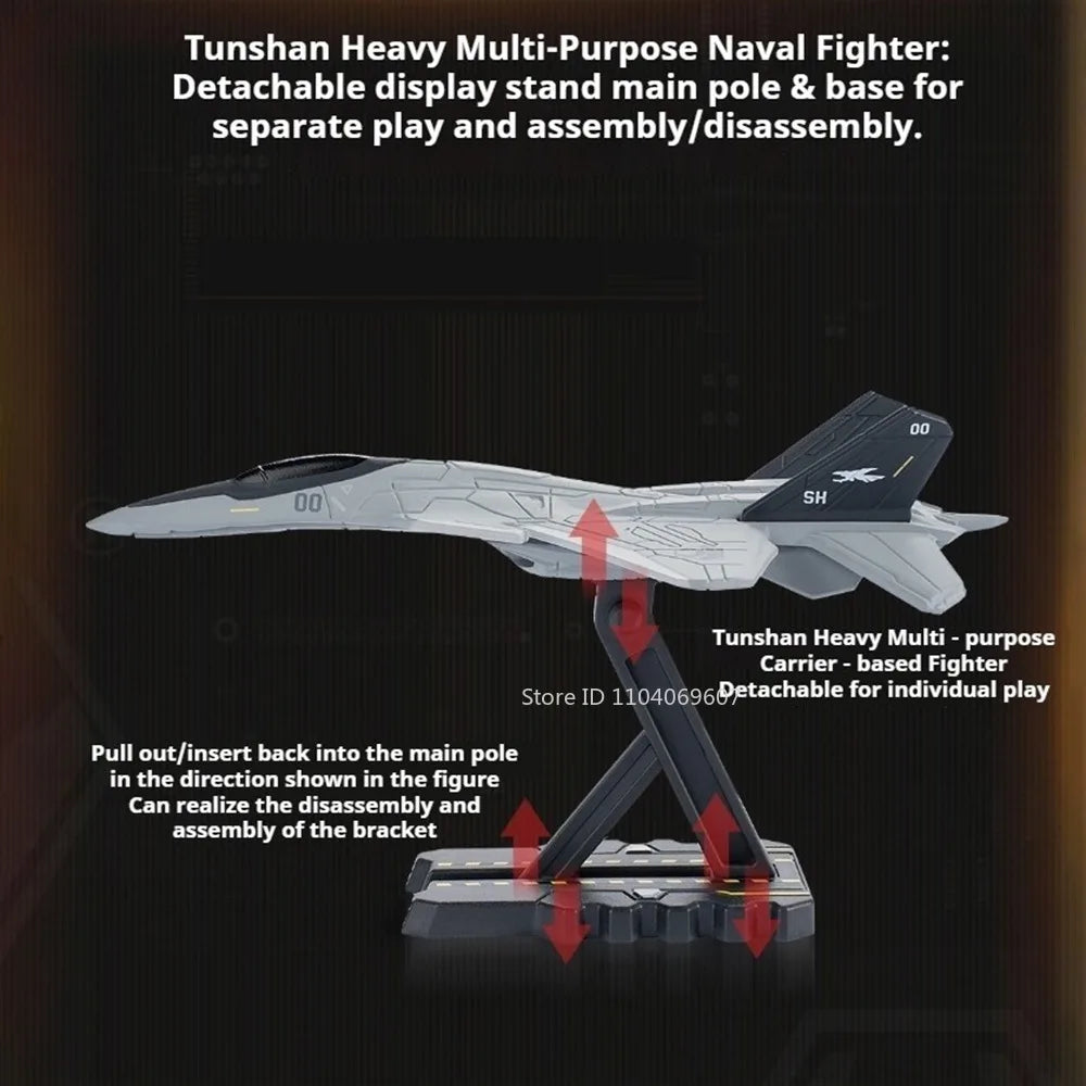 1:72 1:200 Tunshan Heavy Carrier-Based Fighter Model Toys Alloy Diecast Aircraft Collection Models Popular Airplane Toy Gifts