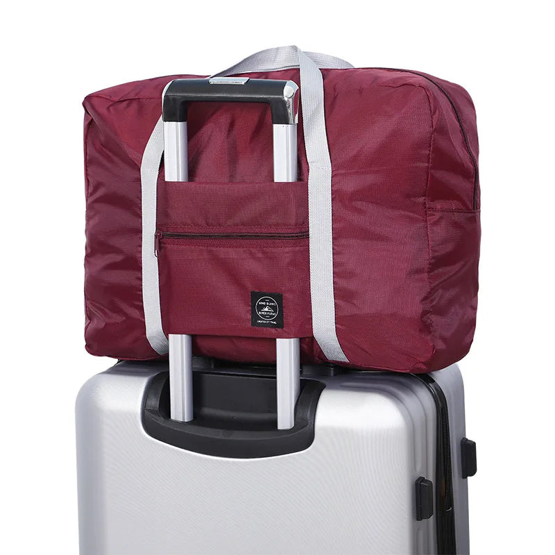 Foldable Travel Duffel Bag for Airlines Carry on Bag for Women and Girls Lightweight Large Capacity Sports Weekend Trip Overnigh