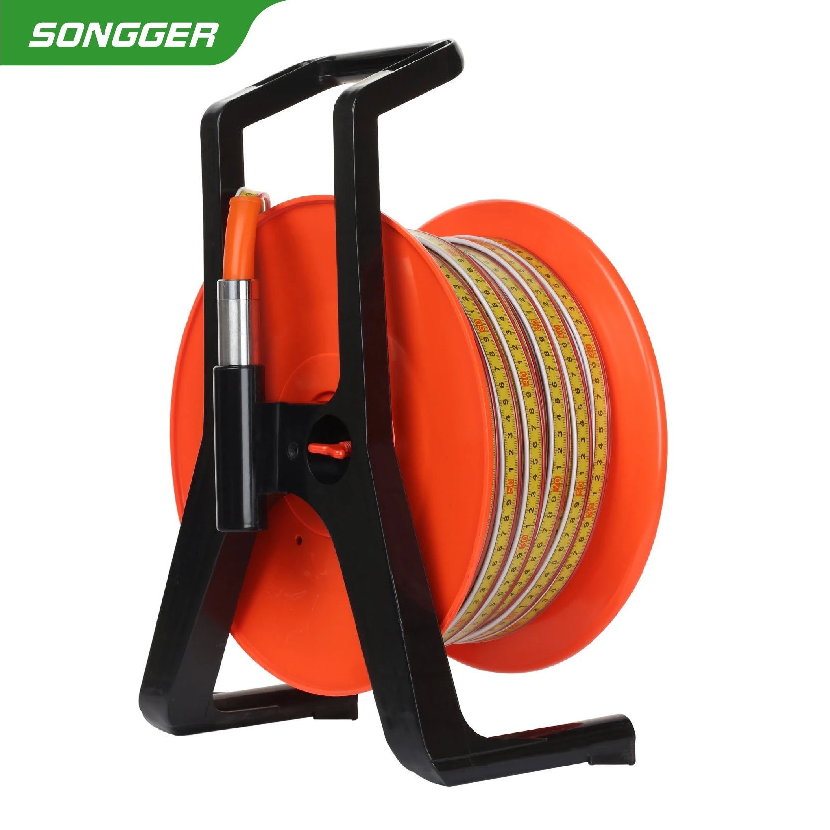 Portable Water Level Meter Tape with Cable Reel Groundwater Depth Detector LED Buzzer Battery Powered 10-150m