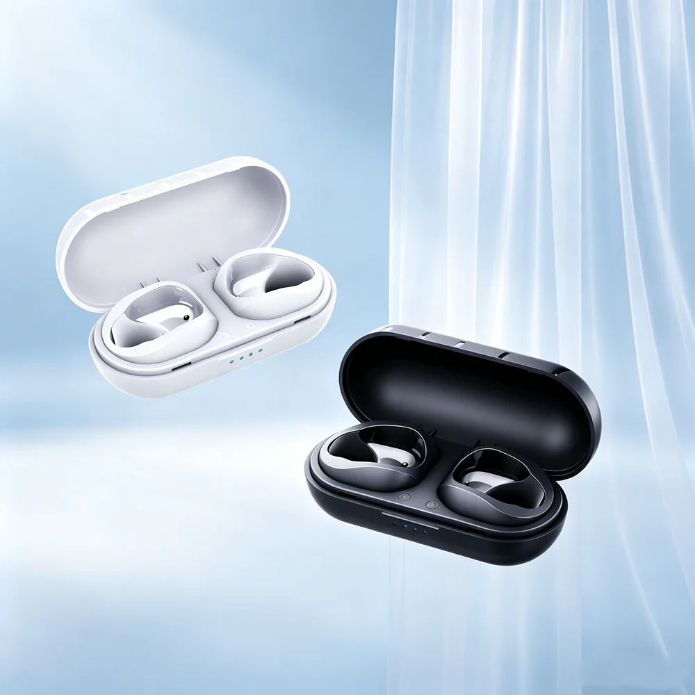 TWS Wireless Earbuds Fone Bluetooth Earphones Premium Bluetooth Headphones Feature Memory Foam Cushions for Ultimate Comfort