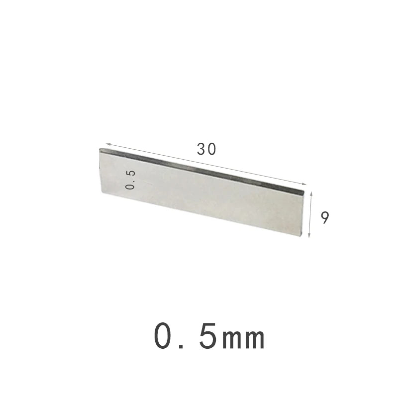 Steel Block Gauge Measure Gage Block Steel Square Gage Block 1mm, 2mm, 3mm, 4mm, 5mm, 6mm, 7mm, 8mm-9mm 100mmSteel Square Gauge