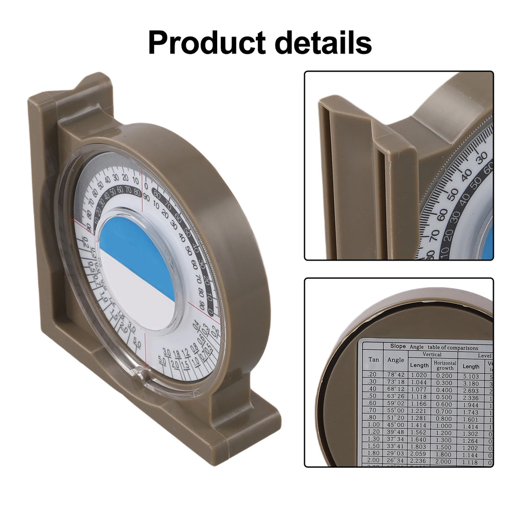 Portable Magnetic Slope Protractor Level Meter for Accurate Angle Measurement in Plumbing and Electrical Projects