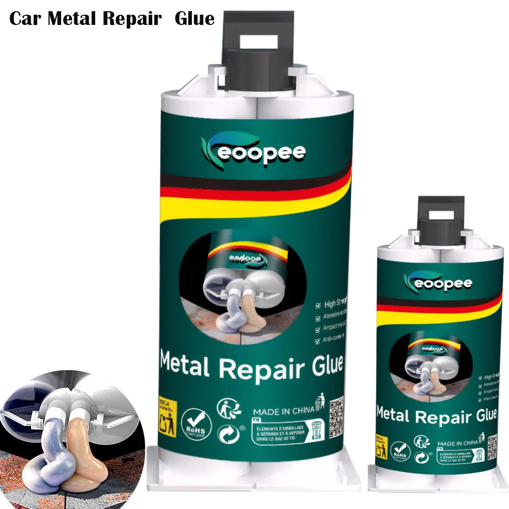 High Strength Metal Repair Glue Waterproof Heat Resistant AB Epoxy for Metal Plastic Wood Fast Curing Instant Adhesive Sealant