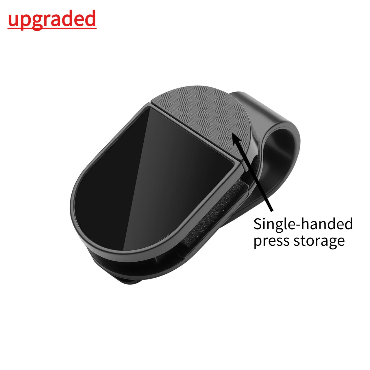 BLALION Car Sun Visor Clip Glasses Cards Case Auto Sunglasses Visor Glasses Holder Sunglasses Bracket Holder PU Glasses Support