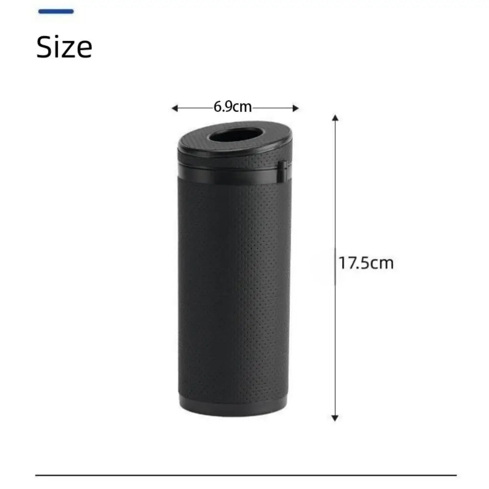 Durable Round Car Tissue Box Portable Multifunction Paper Storage Box Safety Broken Window Tissue Cup Universal