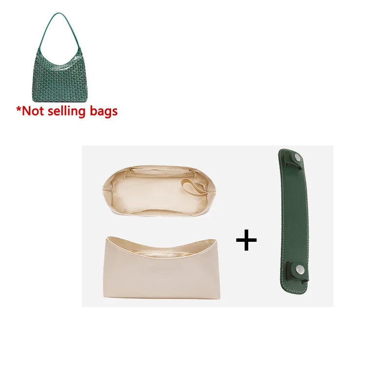 Bag Organizer Insert For Hobo Durable Fashion Wateproof Gift Bag Support Storage Inner Modification Bag Accessories