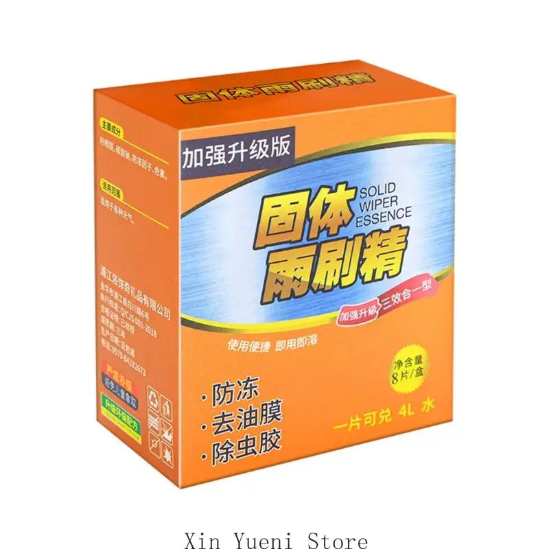 Very Concentrated Windshield Washer Tablets Fast Dissolving Long Lasting Small Storage For Car Glass Cleaning