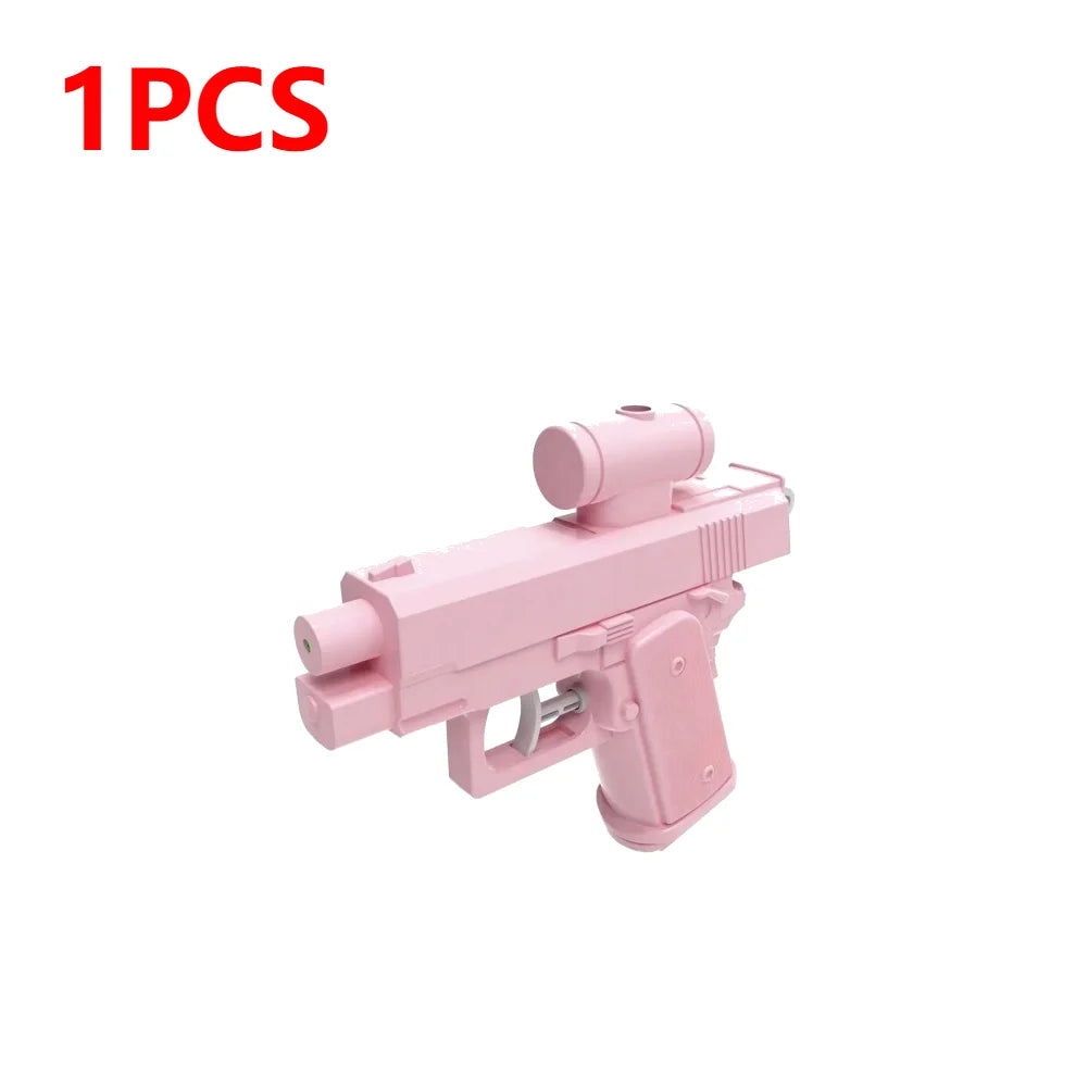 5-1PC Handheld Water Prank Gun Two-Way Spray Trick Reverse Water Gun Summer Outdoor Pool Watergun Toys Pistola de agua de broma