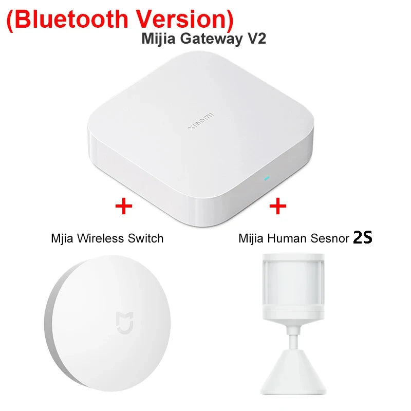 Xiaomi Smart Home Kit Mijia Gateway 3 Aqara Hub Door Human Body Sensor Temperature Humidity Sensor Wireless Switch Water Sensor