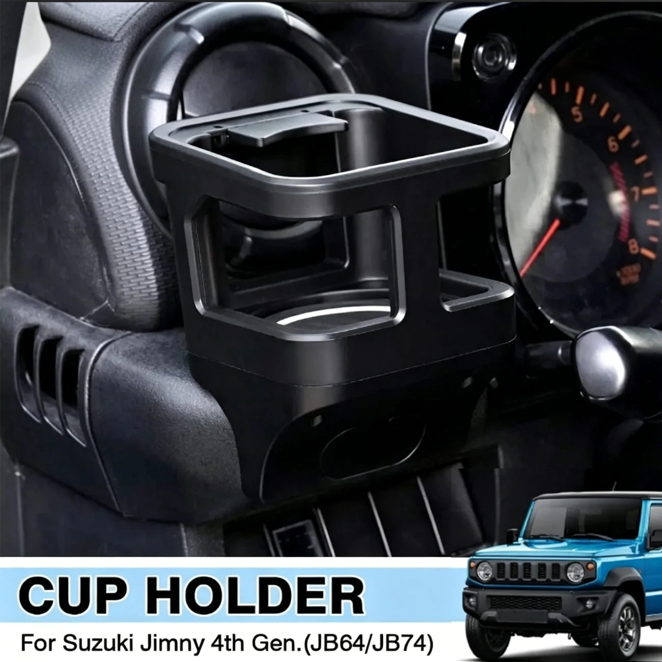 Car Cup Holder Mount Drink Support Bracket For Suzuki Jimny JB64 JB74 2018 only Interior Accessories
