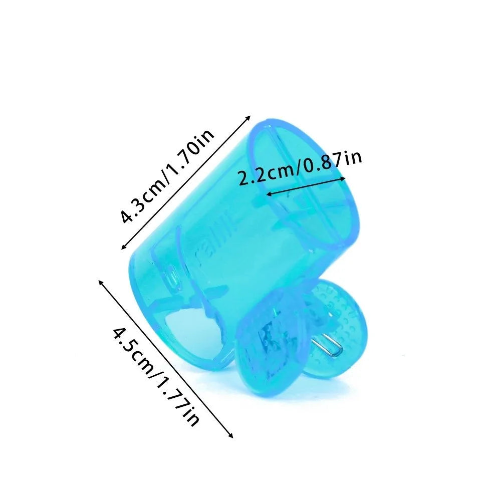 Plastic Toothbrush Storage Clip Portable Toothbrush Head Storage Clip Portable Toothbrush Box Transparent Toothbrush Shell