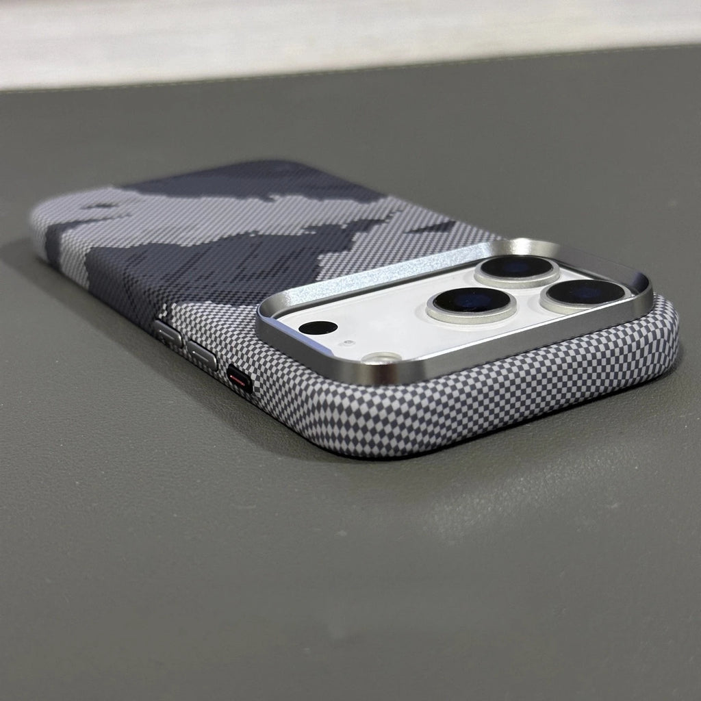 Magnetic Snow Mountain Case Cover for iPhone 17 16 Pro Max Matte Relief Hard PC Shell Camera Lens Protection Phone Capinha Funda