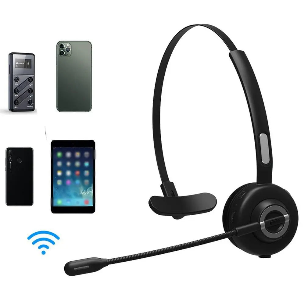 Hot Wireless Telephone Headset With Microphone Bluetooth Headphone for Office Call Center Handsfree Noise Reduction Earphones