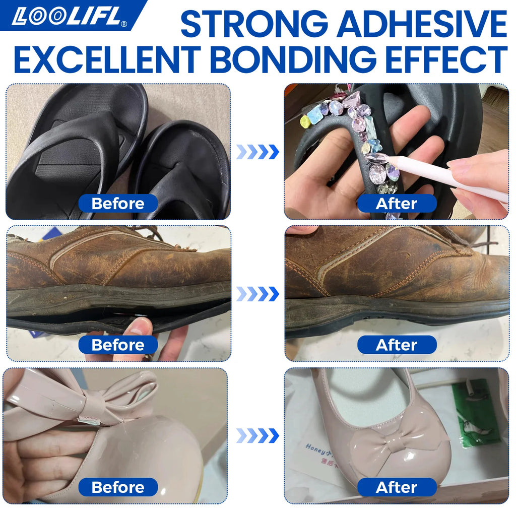Super Glue with a Curing Time of 2-5 Seconds - Strong Adhesive, Permanent Fabric Adhesive, Used for Repairing and DIY | Shoes20g