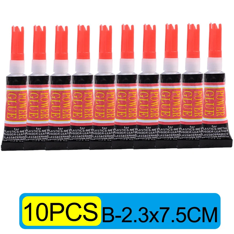Wholesale Liquid Super Glue Wood Rubber Metal Glass Cyanoacrylate Adhesive Stationery Store Nail Gel 502 Instant Strong Glue 3ML