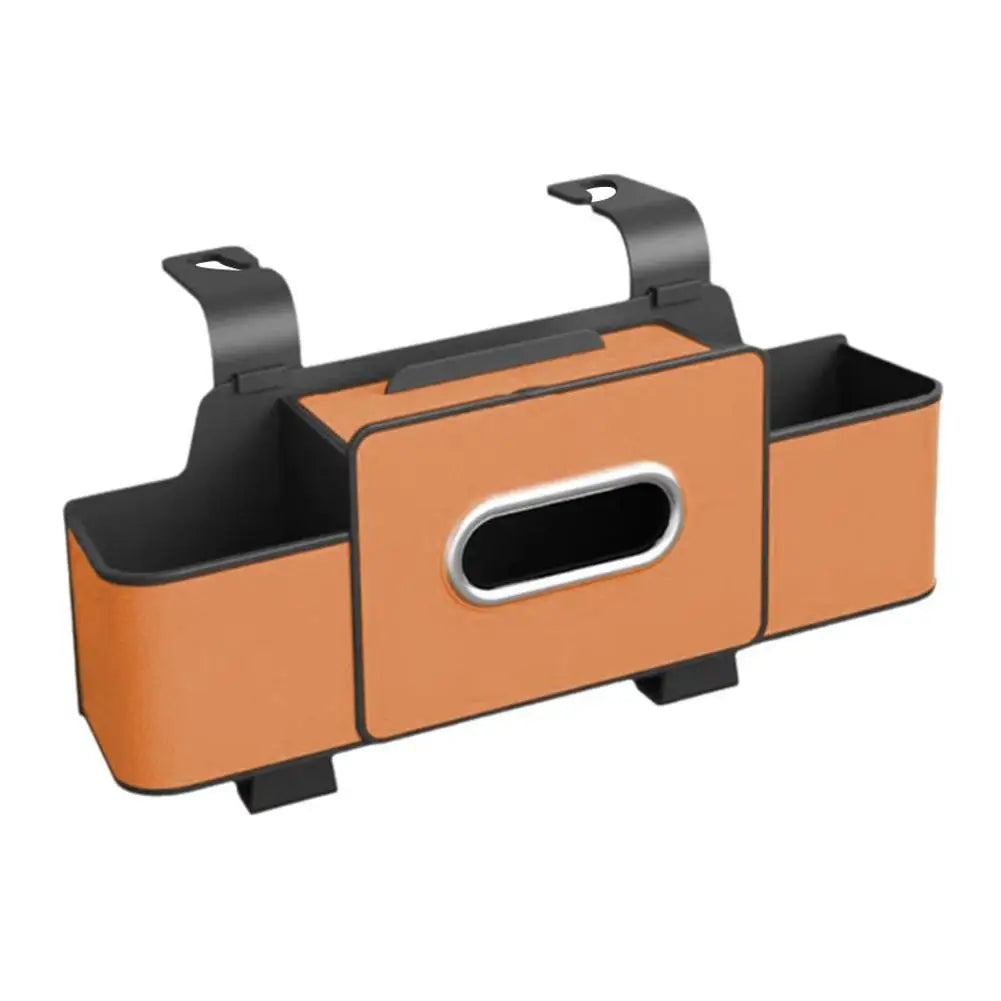 Car Chair Back Storage Box,Multifunctional Tissue Box,Car Water Cup Seat Back Storage Box,Car Interior Decoration Hook