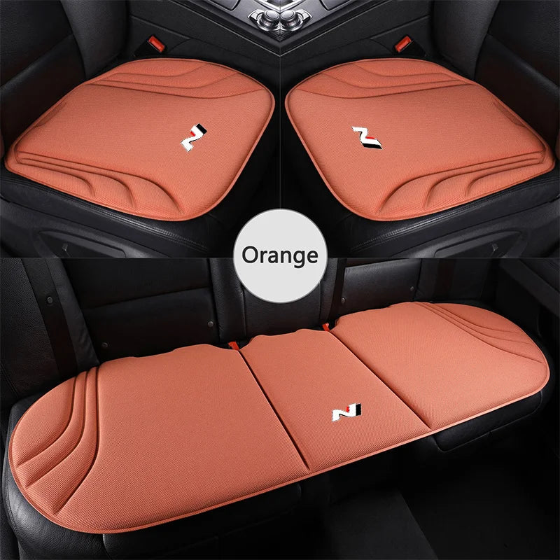 Car Front Rear Seat Cushion Cover Breathable Pads Protective Mat For Hyundai N Avante Sonata Elantra i30 i20 Tucson N Line