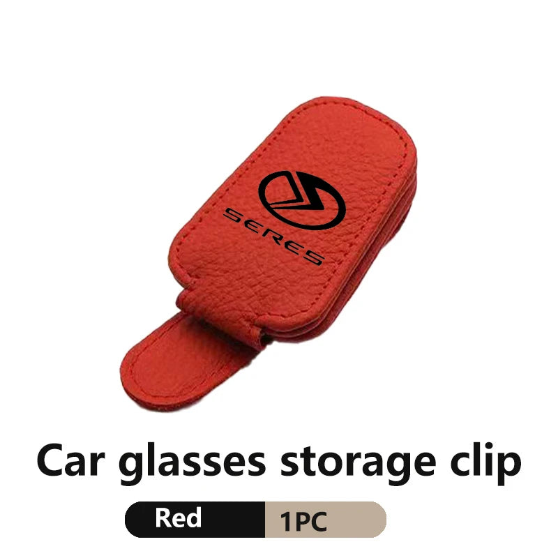 For Seres Car Multifunction Sun Visor Eyeglasses Holder Ticket Clip Interior Accessories M5 M7 M6 M8 M9 2023 2024 2025