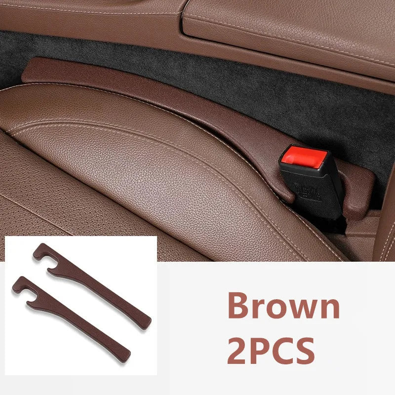 2× Car Seat Gap Filler Side Seam Plug Strip Leak-proof Filling Strip For All Car Model Wallet Phone Holder Auto Accessories