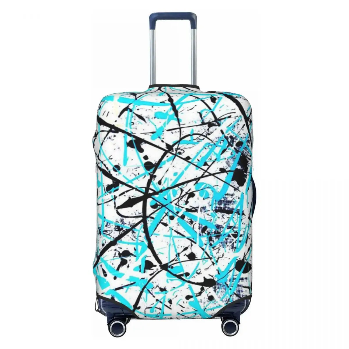 Custom Colorful Abstract Graffiti Camouflage Pop Art Suitcase Cover Dust Proof Travel Luggage Covers for 18-32 inch