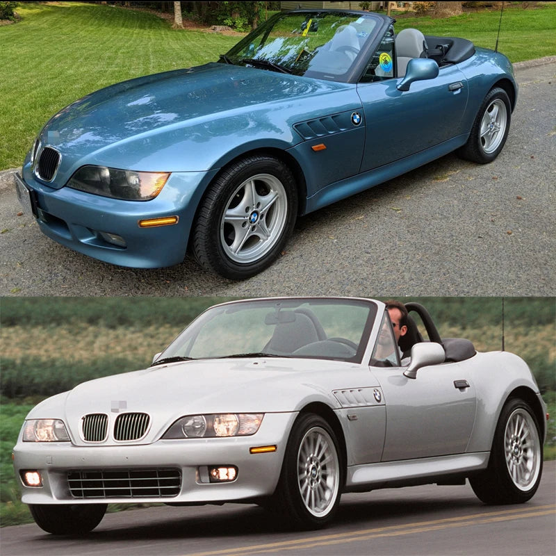 For 1996-2002 BMW Z3 M Coupe Amber LED Front Bumper Side Marker Turn Signal Lights Driving /Parking Lights Fender Flare Lamp 12V