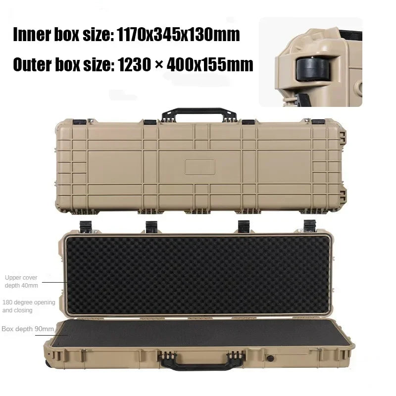 Multifunctional Waterproof Shockproof Tool Case Large Capacity Hardware Packaging Box Photography Equipment Safety Storage Boxes