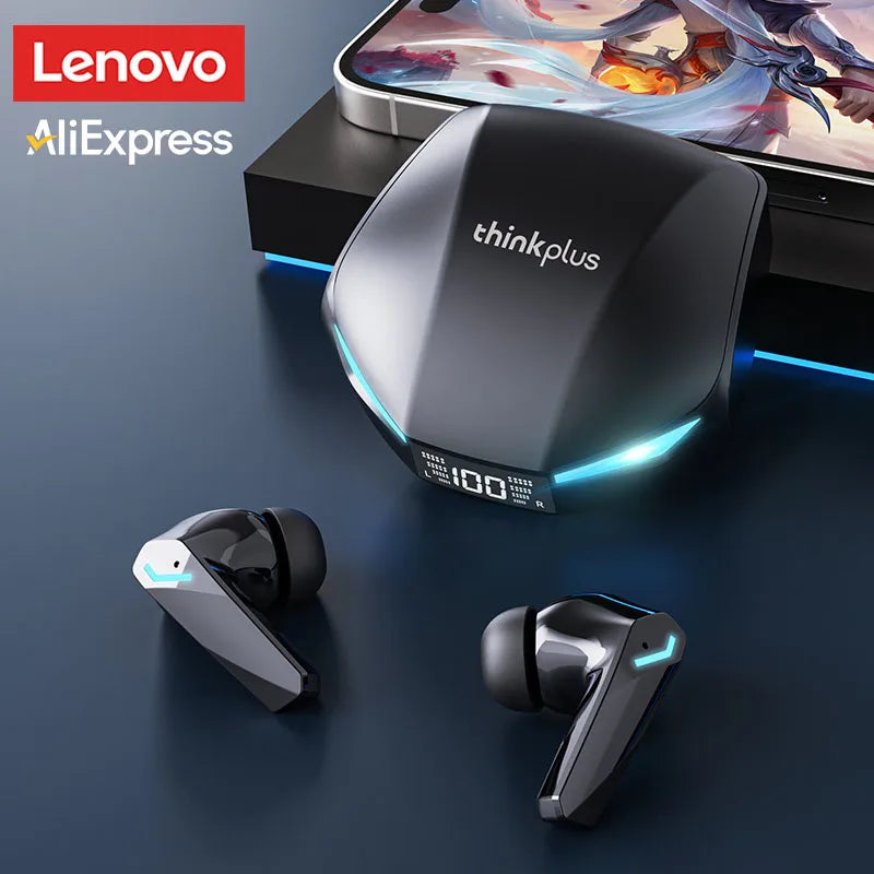 Lenovo GM2 Pro Bluetooth 5.4 Earphones Sports Headset Wireless In-Ear Gaming Low Latency Dual Mode Music Headphones New