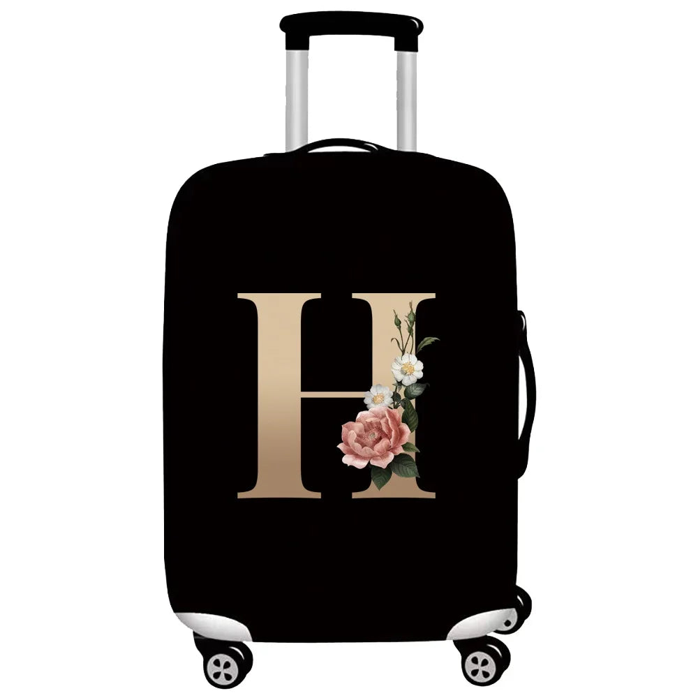 Luggage Protective Cover Travel Accessories Suitcase Dust Wear-resistant Gold Letter Series Protective Case 2026 Fashion