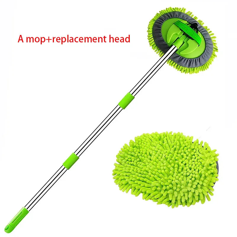 Car Washing Mop Cleaning Brush Retractable Long Handle Cleaning Mop Car Cleaning Tool Without Leaving Any Marks