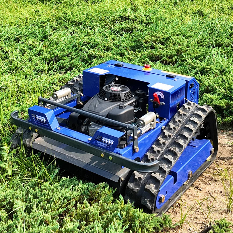 Customized Rubber Track All Terrain Lawn Mower - CE EPA Approved Agricultural Remote Control Robot Tool