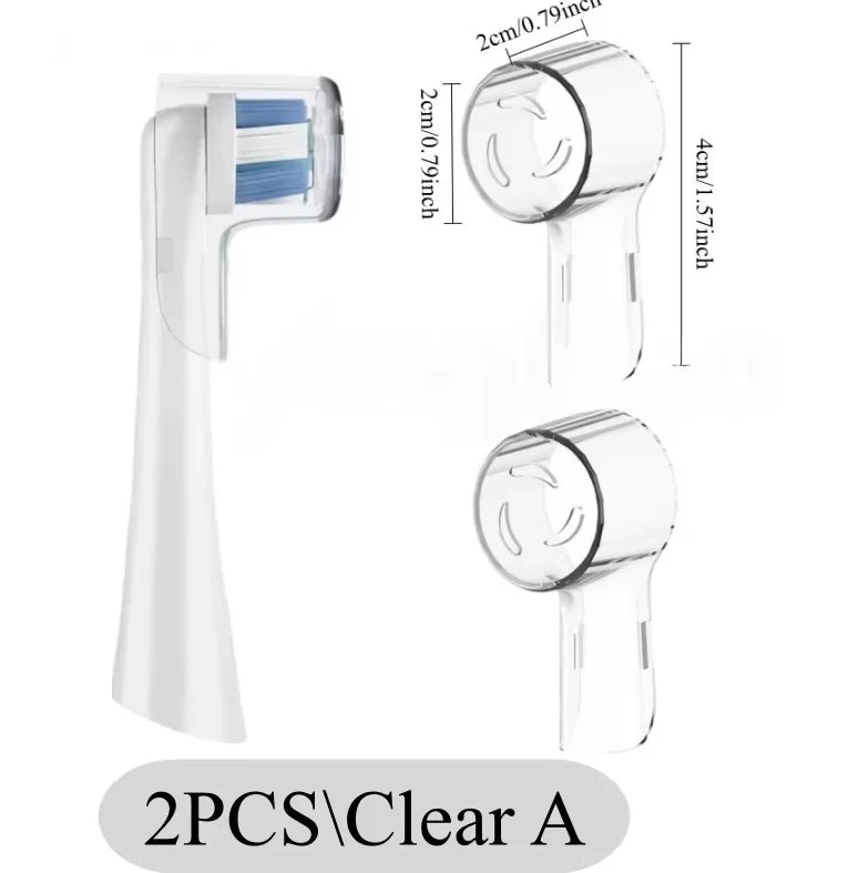 Toothbrush Dustproof Covers Caps Compatible with Braun Oral B Replacement Heads & IO Series Electric Toothbrush Head Protector