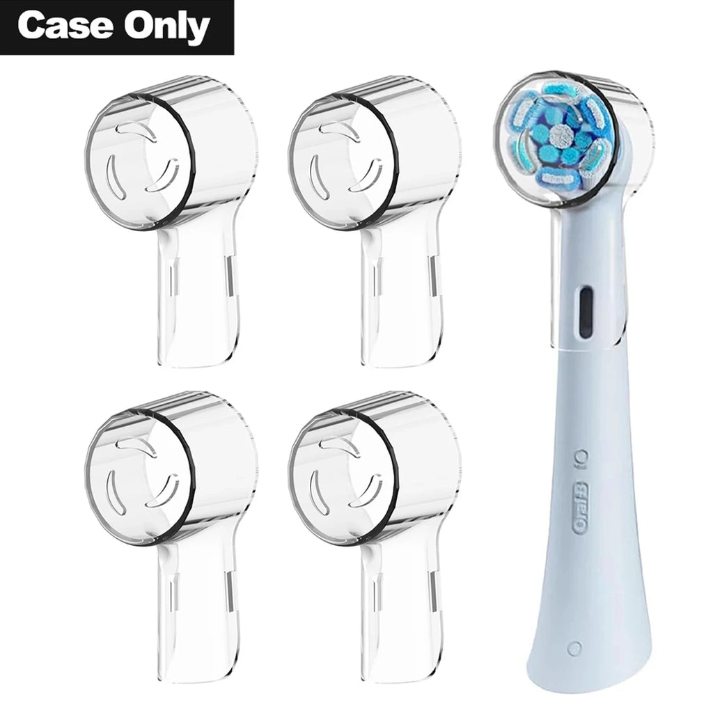 Toothbrush Head Dustproof Covers Caps for Oral B Replacement Brush Heads and IO Series Electric Toothbrush Head Protector 4/8PCS
