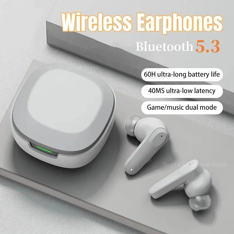 Wireless Bluetooth 5.3 headphones - In-ear waterproof headphones - Built-in microphone
