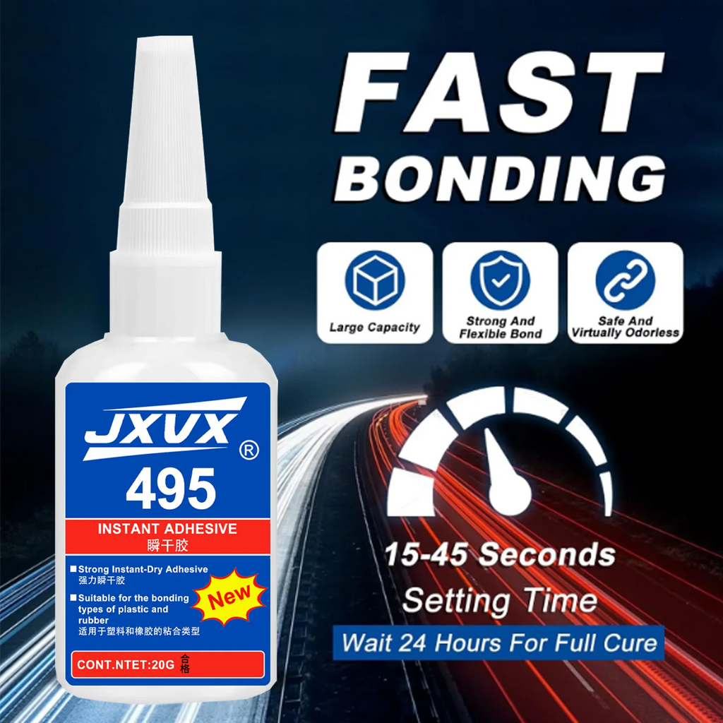 Strong plastic adhesive models are suitable for micro model 3D printing, automobiles ABS、PVC、 Acrylic, handmade product adhesive