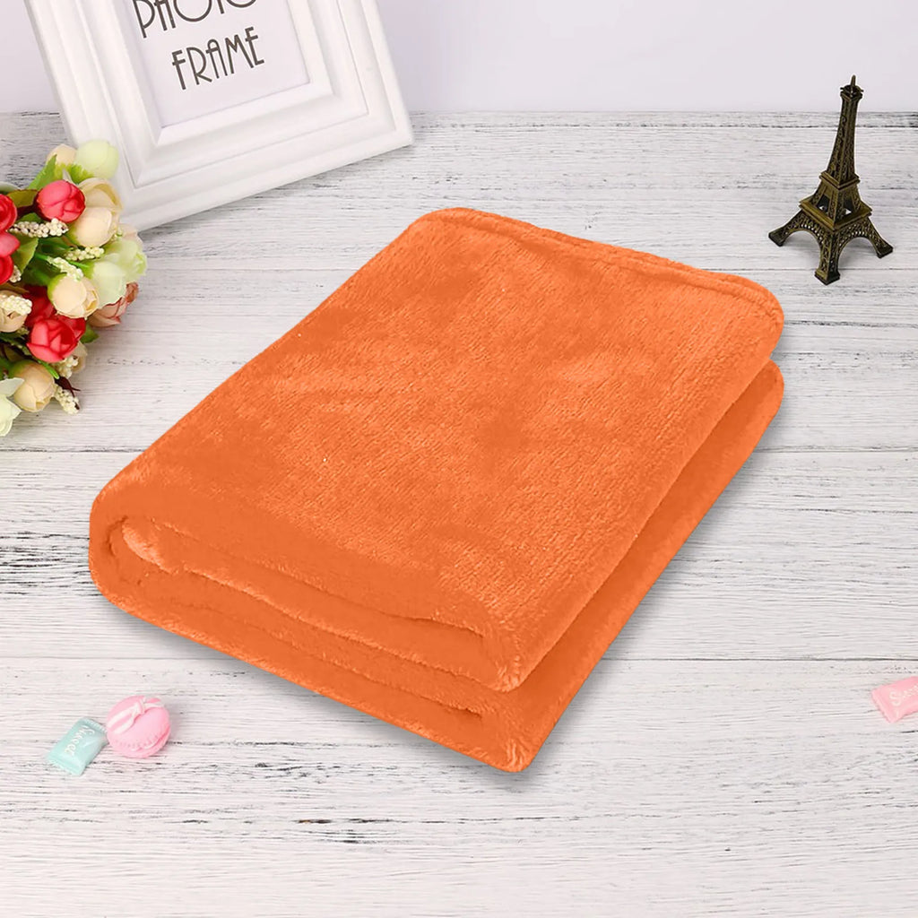Plain Flannel Coral Blanket Small Fleece Sheet Super Warm Solid Micro Plush Fleece Blanket Throw Rug Sofa Bedding Supplies
