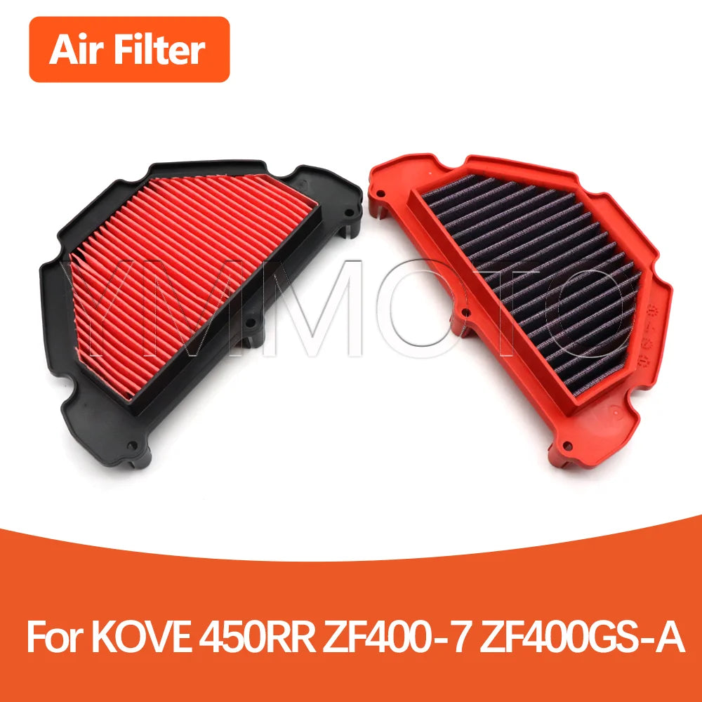 Fit For Kove 450RR 450 RR ZF400GS-A ZF400 7 GS A Motocycle High Flow Air Filter Cleaner Drive Element Intake Cleaner