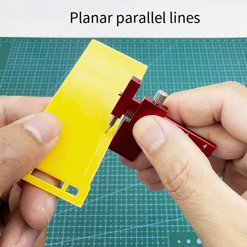 Model Equidistant scribing ruler Parallel scribers create contour Isometric Parallel Scribe Building Tools
