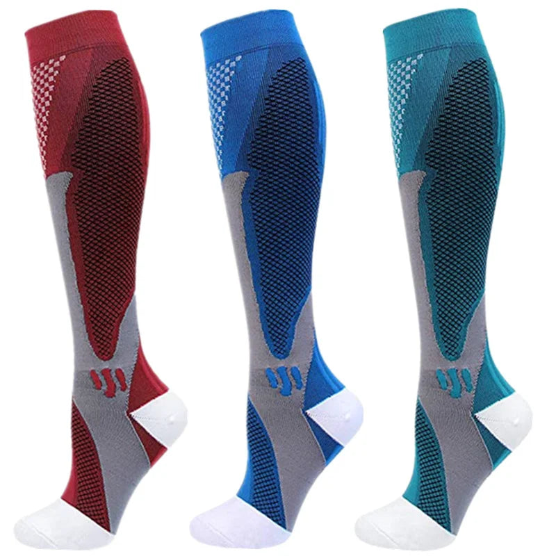 Compression Socks Running Football Sports Medical Nursing Socks for Flight Travel Pregnancy Edema Diabetes Varicose Veins Socks
